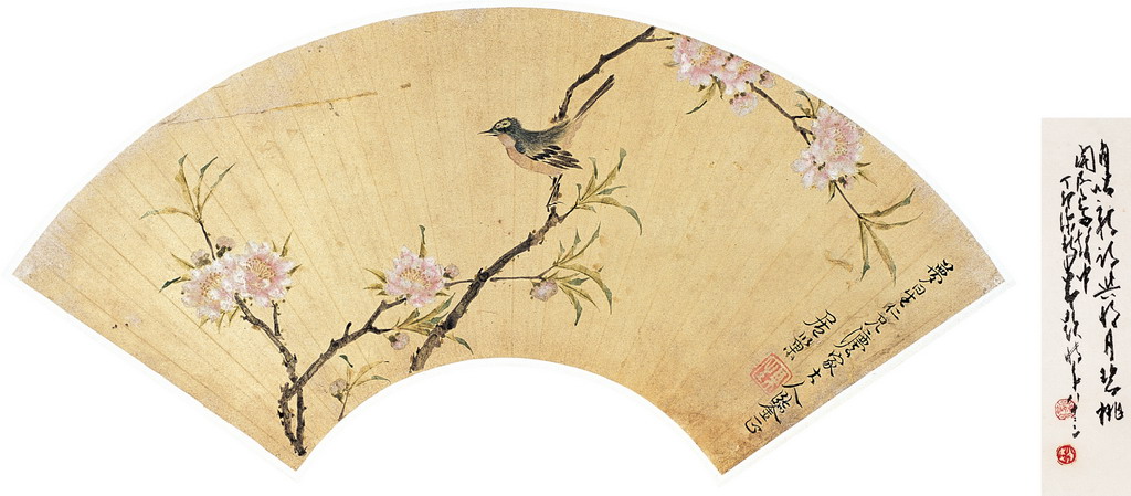 桃花小鸟