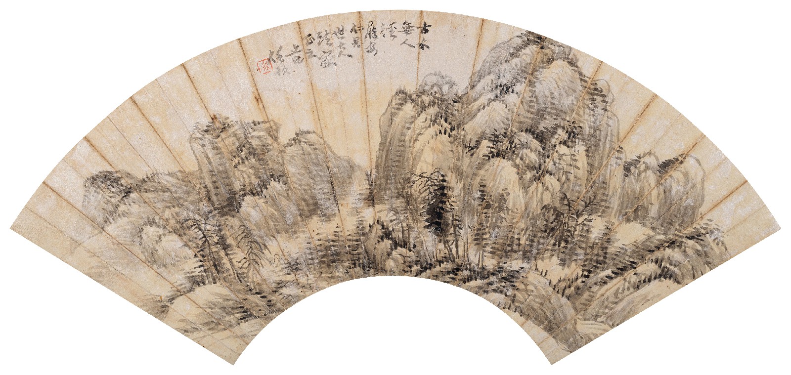 任预 古木蹊径 镜心